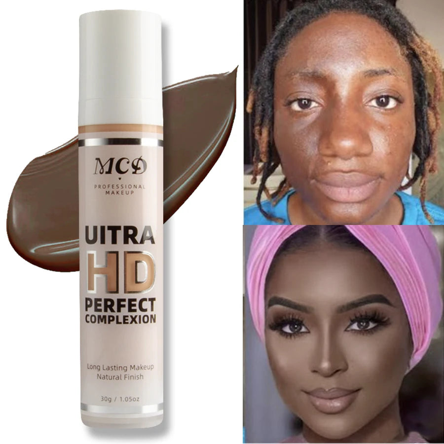 Base líquida correctora de cobertura completa de 9 tonos, Base de maquillaje de alta cobertura, cojín de maquillaje, crema Base Natural mate