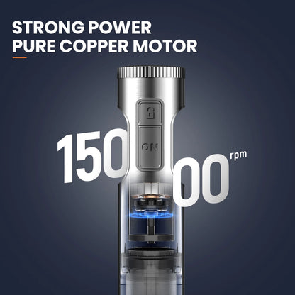 MIUI Licuadora de inmersión manual 1000W Potente 4 en 1, Mezclador de alimentos en barra de acero inoxidable, Vaso mezclador de 700 ml, procesador de 500 ml, batidor
