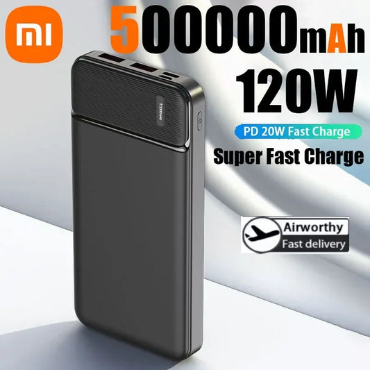 Xiaomi 120W 50000mAh PowerBank cargador súper rápido portátil batería externa PoverBank de alta capacidad para iPhone Samsung