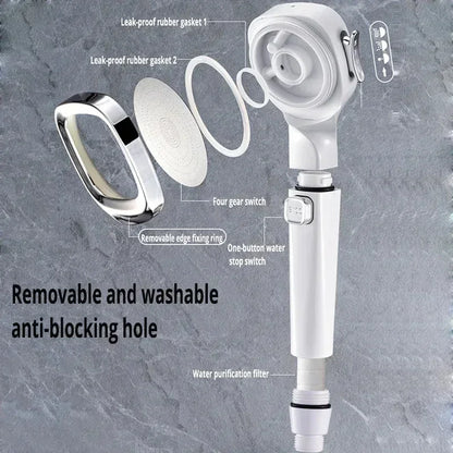 Cabezal de ducha de alta presión Xiaomi, juego de cabezal de ducha ajustable de 3 modos, baño inteligente, nuevo cabezal de ducha ajustable, accesorios, pulverizador