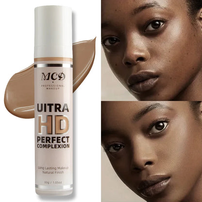 Base líquida correctora de cobertura completa de 9 tonos, Base de maquillaje de alta cobertura, cojín de maquillaje, crema Base Natural mate