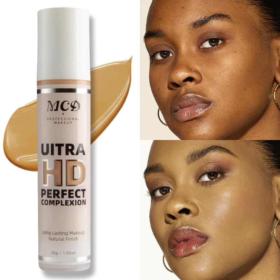 Base líquida correctora de cobertura completa de 9 tonos, Base de maquillaje de alta cobertura, cojín de maquillaje, crema Base Natural mate