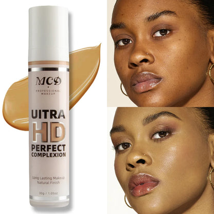 Base líquida correctora de cobertura completa de 9 tonos, Base de maquillaje de alta cobertura, cojín de maquillaje, crema Base Natural mate