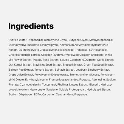 Crema de gelatina de colágeno que brilla y levantada de 24 horas, niacinamida y colágeno hidrolizado, fortalece la barrera de la piel e hidrata la piel