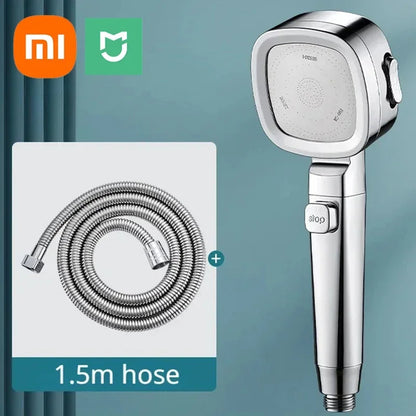 Cabezal de ducha de alta presión Xiaomi, juego de cabezal de ducha ajustable de 3 modos, baño inteligente, nuevo cabezal de ducha ajustable, accesorios, pulverizador